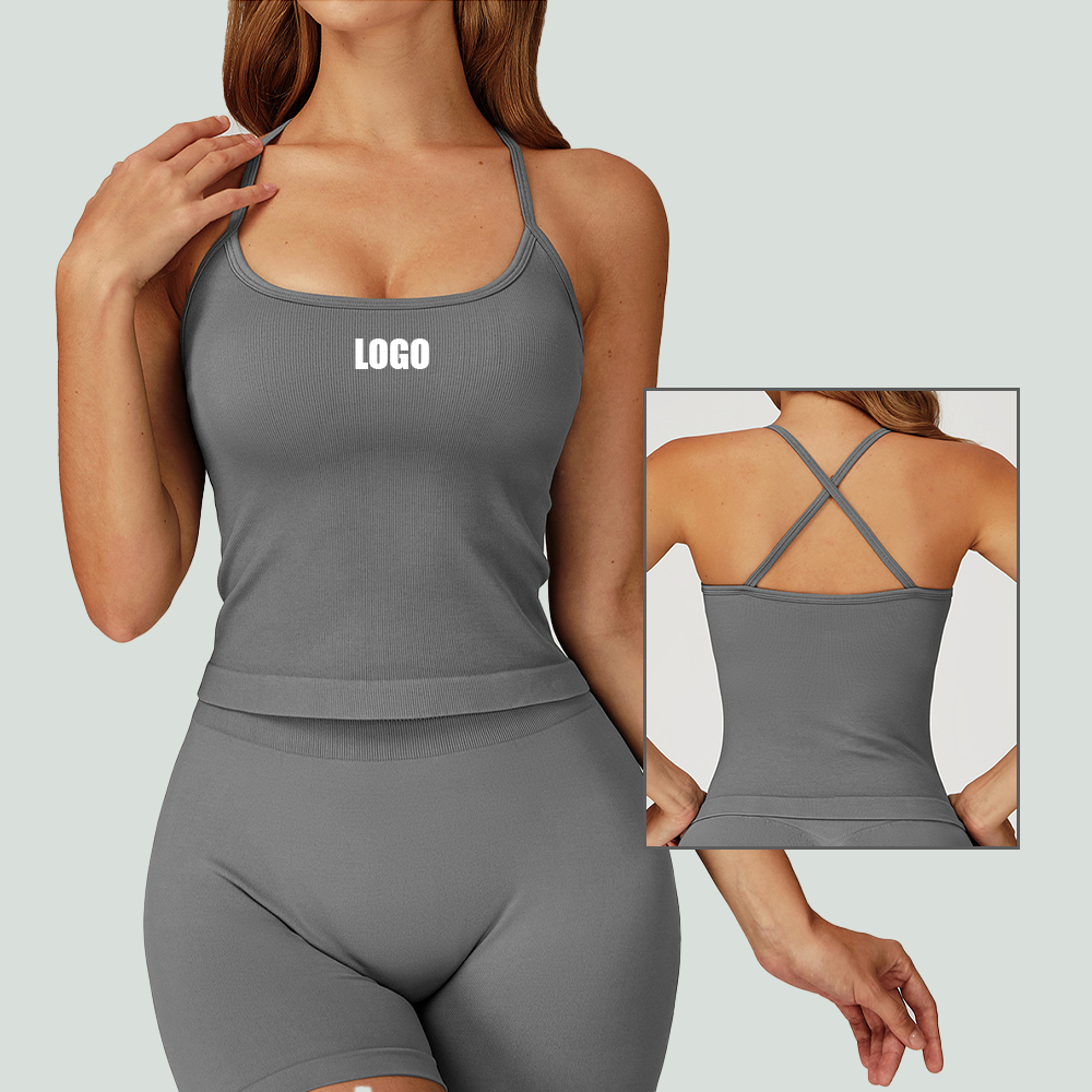 High Sports Support Yoga for Women Backless Yoga Bra Fitness Gym Tank Top Running Workout Sports Top
