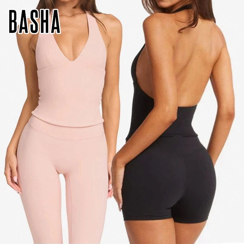 3 Piece Fitness Set With Rapid Technology Backless Design Women Lightweight Yoga Workout Wear Seamless Construction Activewear