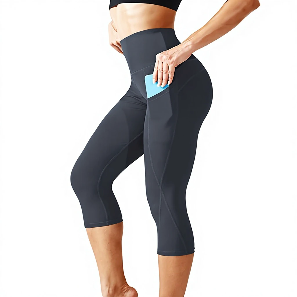 Women's Yoga Pants High Waist Hip-lifting Elastic Solid for Summer Full Length Quick-drying Breathable Outer-wear Running