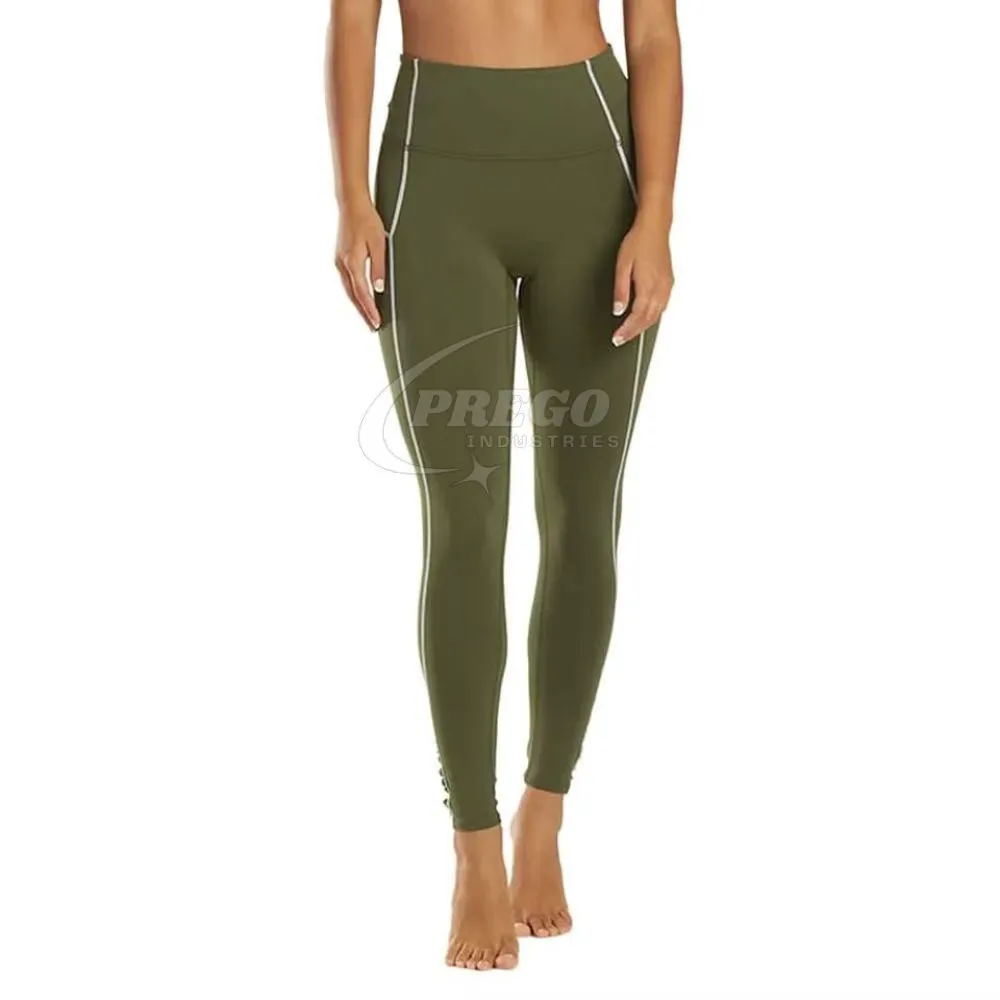 High Quality Custom Wholesale Digital Printing Breathable Knitted Women's Yoga Leggings Fitness Workout Pants Stretch Activewear