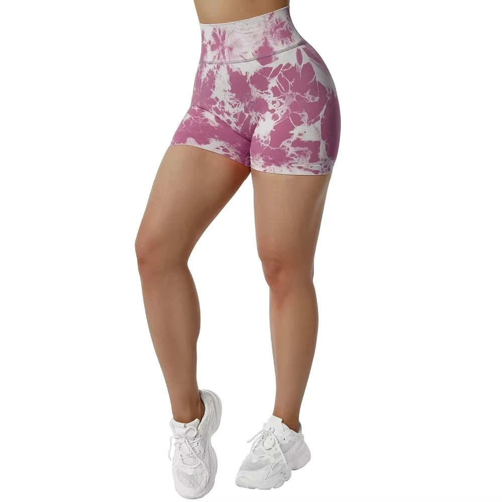 Breathable Quick Dry High Elastic Scrunch Butt Sports Yoga Shorts Low Waist Short Gym Fitness Leggings Seamless for Women