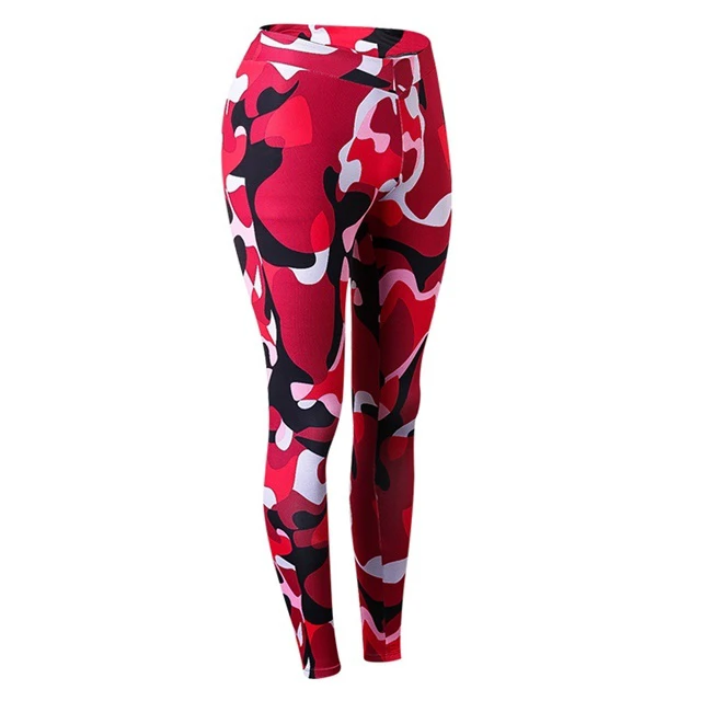 High Quality Breathable Quick Dry Anti-Bacterial Women Polyester/Cotton Midi Workout Fitness Sublimated Leggings Customized Logo
