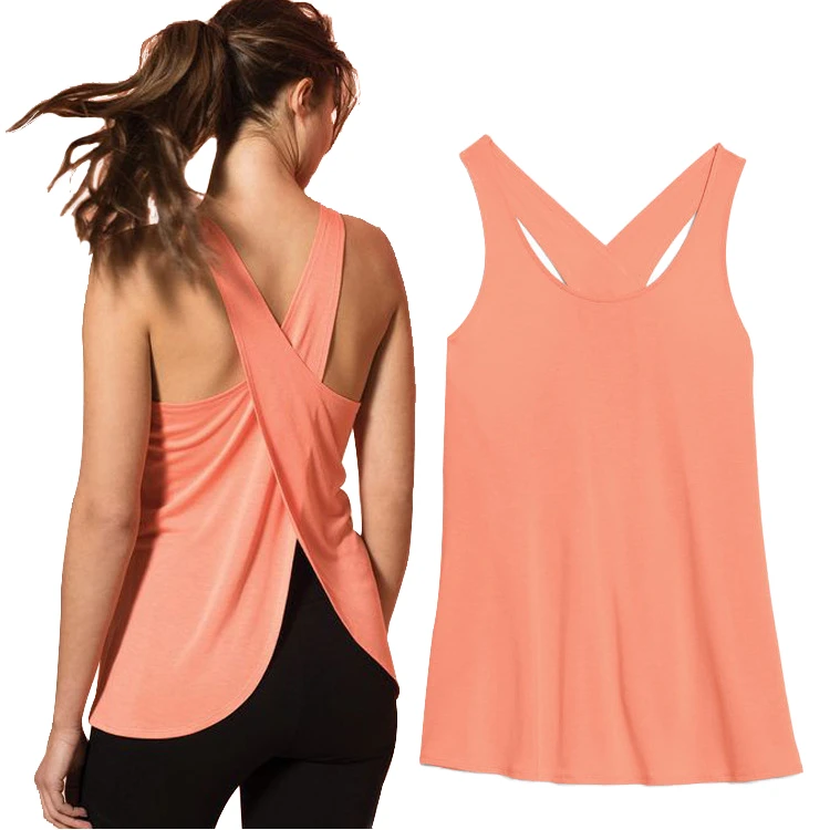 European American Women's Quick-Drying Vest Solid Color Versatile Breathable Fitness Sports Yoga Top Underershirt