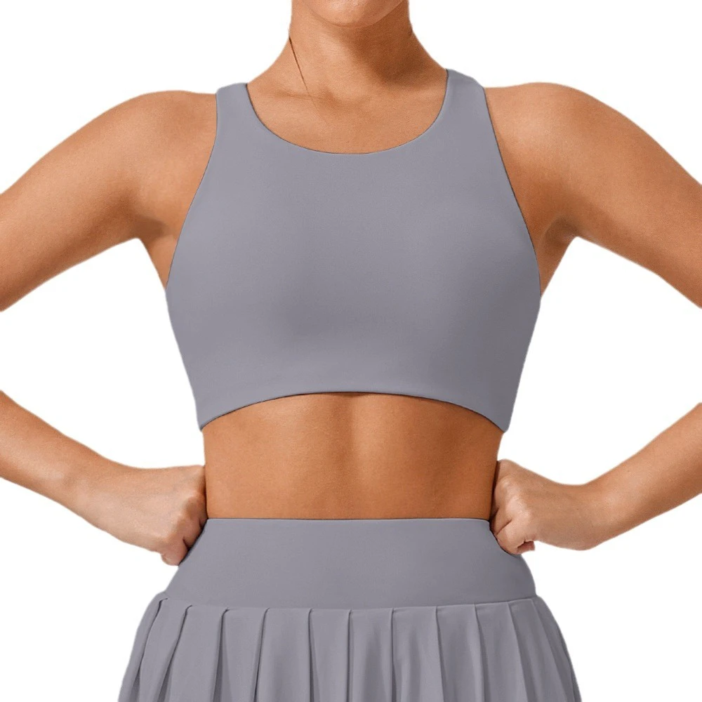 Sexy Women High Strength Sports Gym Yoga Bra Workout Running Training Top Athletic Fitness Wear