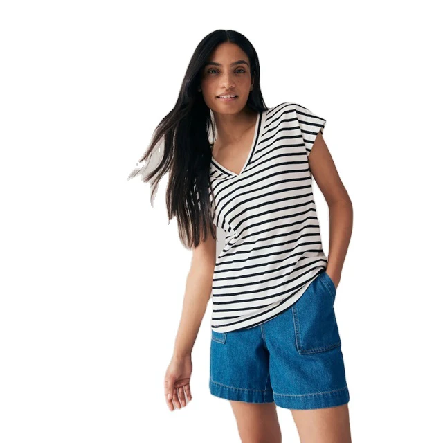 Wholesale Polyester Women Fitness Short Sleeve Sports t Shirt Quick-dry Gym Wear Tight Yoga Plain t Shirts v neck T shirts