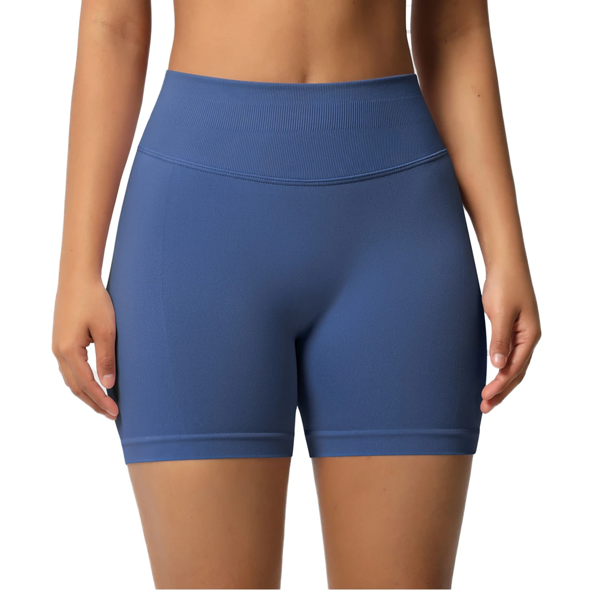 LULU-lemon Solid Wrinkle-Resistant Low-Waisted Seamless Fitness Pants Breathable Quick-Drying 200g Spandex/Nylon Elastic Yoga