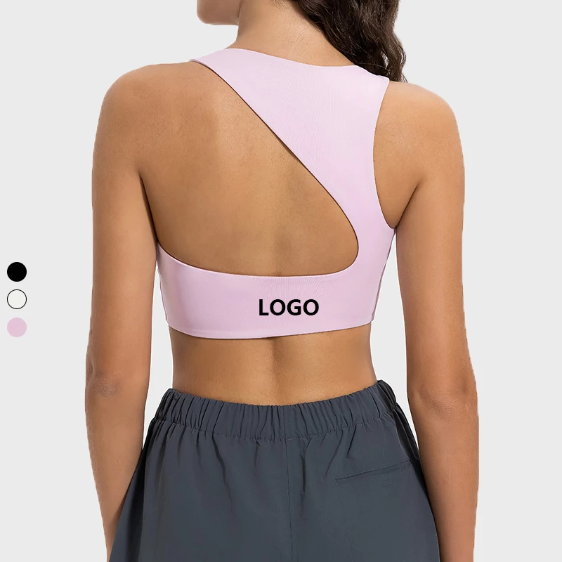 XW-DSS110 Activewear High Support Backless Bra Tank Top Running U Neckline Brand New Sports Bras Fitness Workout Yoga Bra