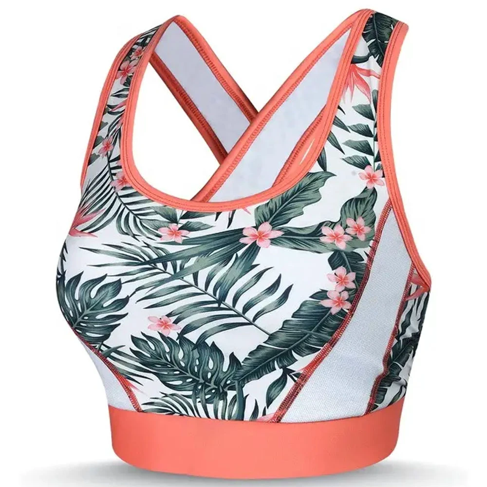 Custom Push Up Bra All Day Workout Bras Sport Yoga Lingerie Women Strap Back Sublimation Print Fashion Soft Bra Pack For Women