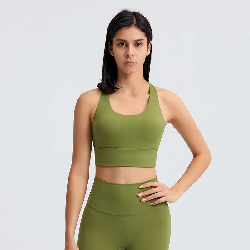Customized Women Fitness Gym Adjustable Sport Bras Female Yoga Underwear Front Zipper Running Push up Sports Bra