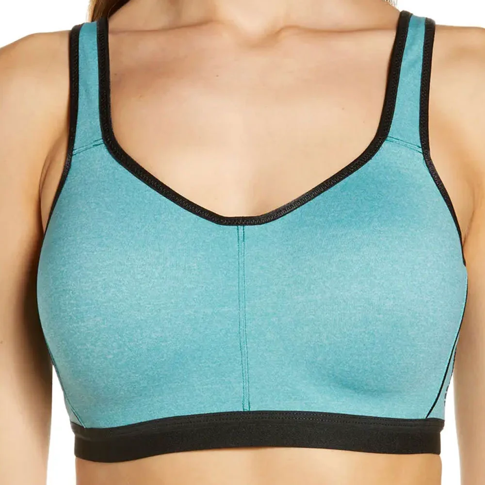 Seamless Breathable Yoga Fitness Gym Women's Sports Bra with Front Logo Strapless Design Light Support High Quality