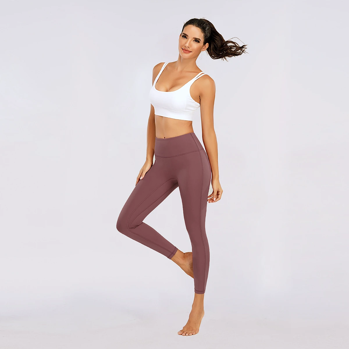 Luckpanther Factory Womens Sportswear Fitness Clothing Girls Push up Sports Bra and Plus Size Legging Set
