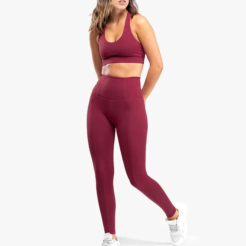 Sport Bra Leggings Yoga Set for Women Breathable Gym Workout Clothing Two Pieces Set