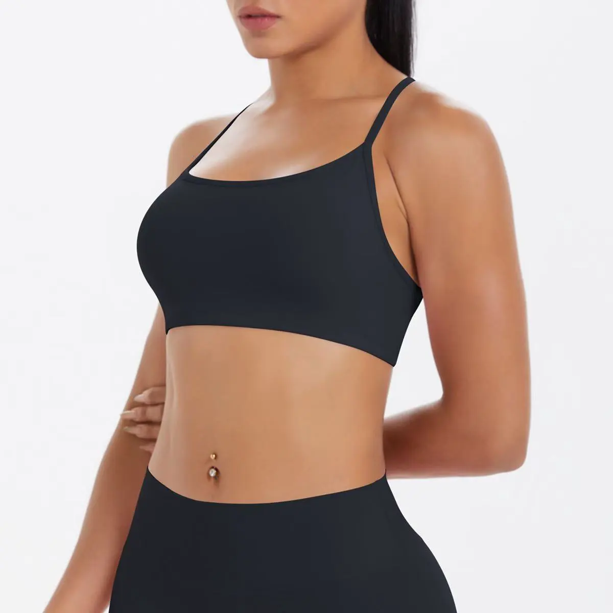 New Arrival Women's Crisscross Back Yoga 2 Piece Sports Bra High Waist Quick Drying Yoga Shorts Yoga Sets Fitness Women