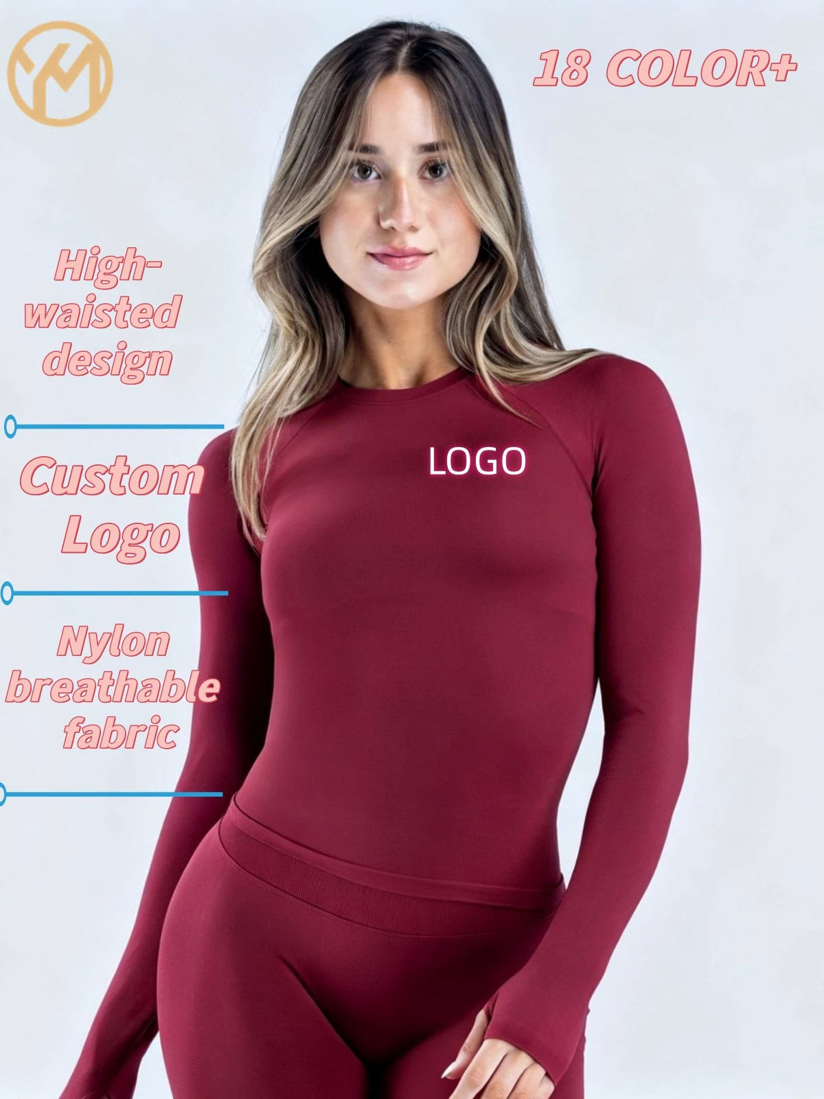 YIMO Logo Custom Women Seamless Cross Back Sports Jumpsuit Femm Open Back Push up Yoga Bodysuit Fitness Elastic Workout Clothes