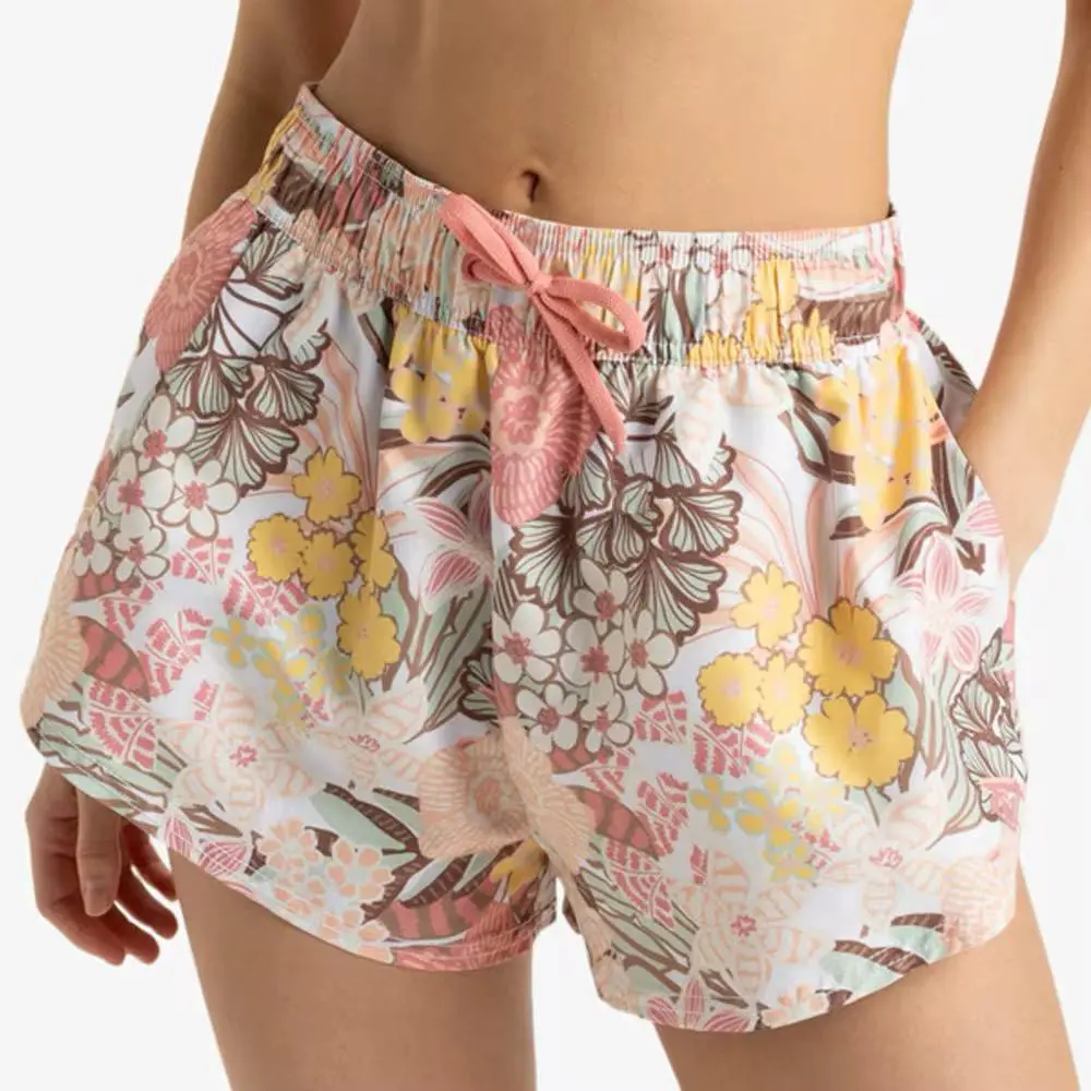 Fashion Woman's Summer Casual Shorts Stretch Elastic Waist Breathable Fitness Short Pants Solid & Colourful Sexy Beach Shorts