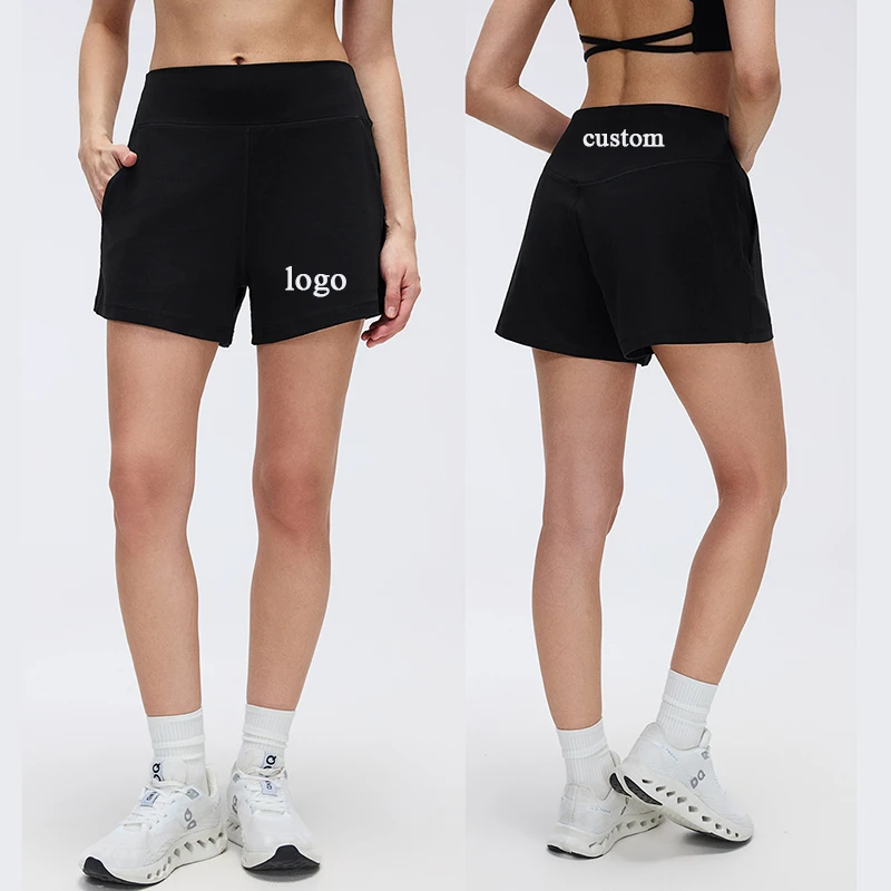 Women's High Waist Summer Fitness Shorts Breathable Nylon Spandex Running Shorts For Women Gym Yoga Shorts Cycling Biker Shorts