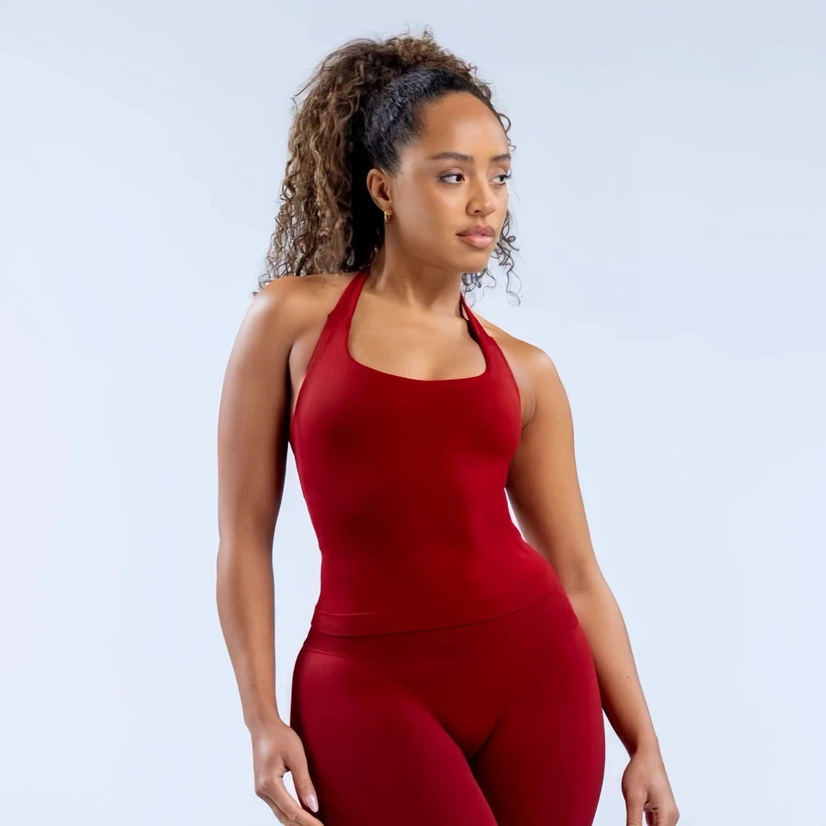 Women's Summer Seamless Strap Skinny Yoga Tops Wholesale Simple Sling Camisoles Crop Top Shirt Windproof Crop Top for Girls