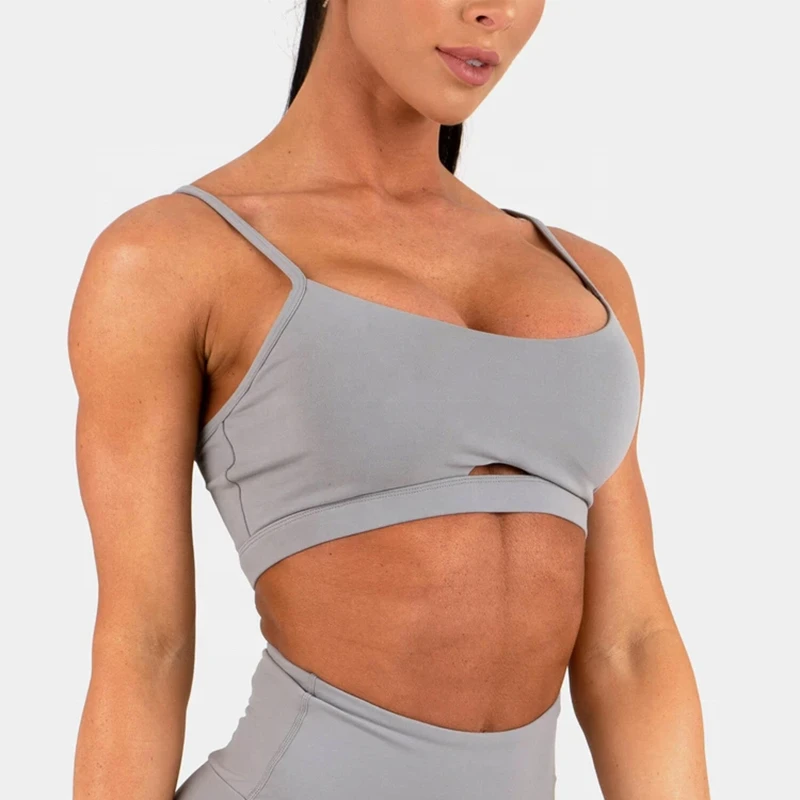 Custom Plus Sizes Women Sport Bras Sexy Compression Active Clothing Fitness Gym Running Crop Tops