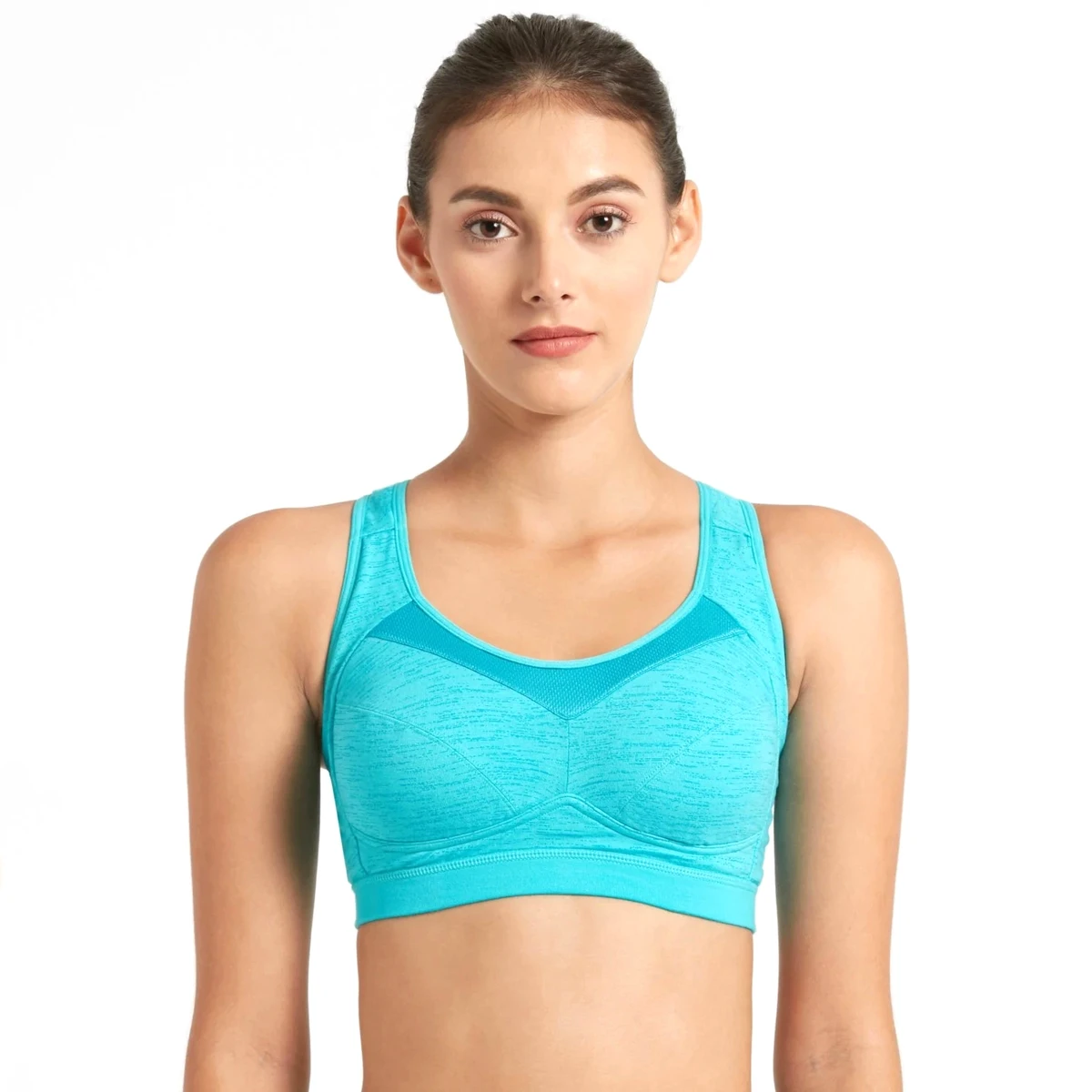 Women Yoga Running Plus Size Lightweight Seamless Adjustable Belt Front Zipper High Quality Organic Cotton Sports Bra 2023
