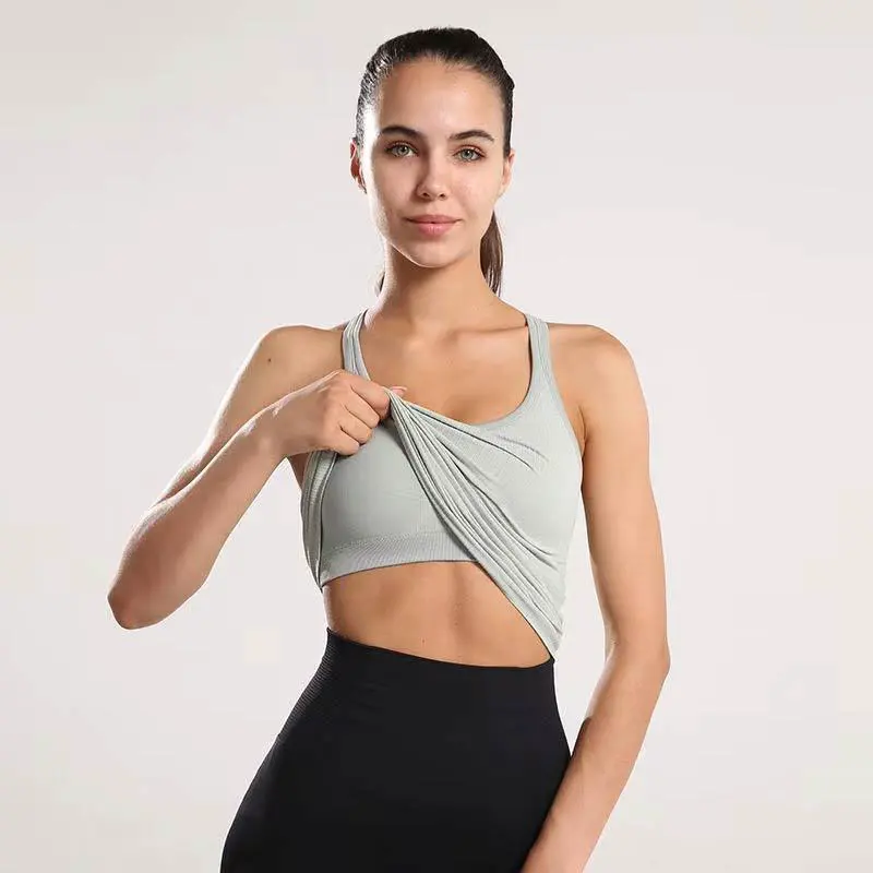 High Quality Low MOQ Workout Women Yoga Wholesale Custom Logo Workout Fitness Quick Dry Yoga Sleeveless Breathable OEM