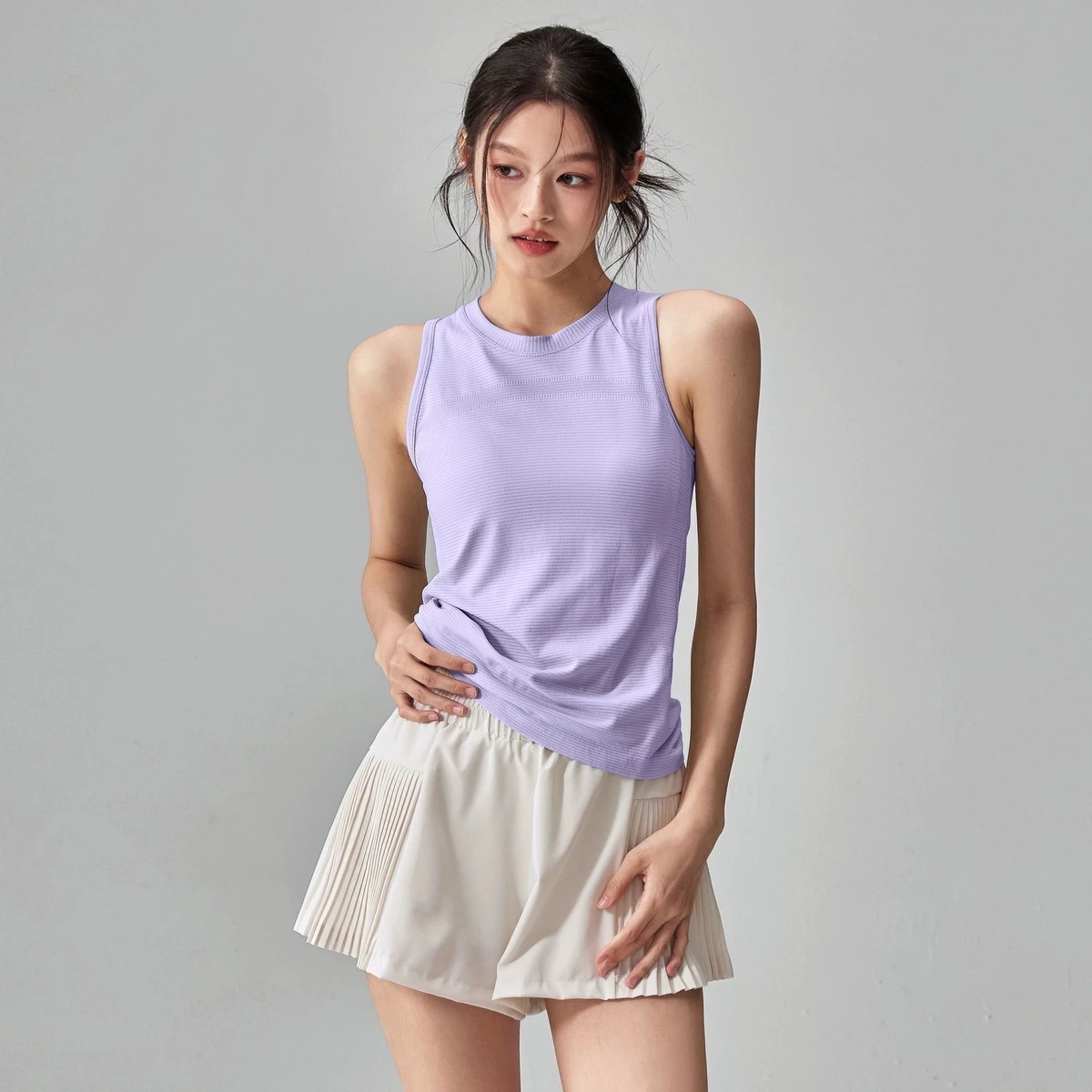 Hot Selling Thin Breathable Quick Drying Yoga Clothes Fitness Vest Women's Stretch Slimming Running Training Sleeveless Sports