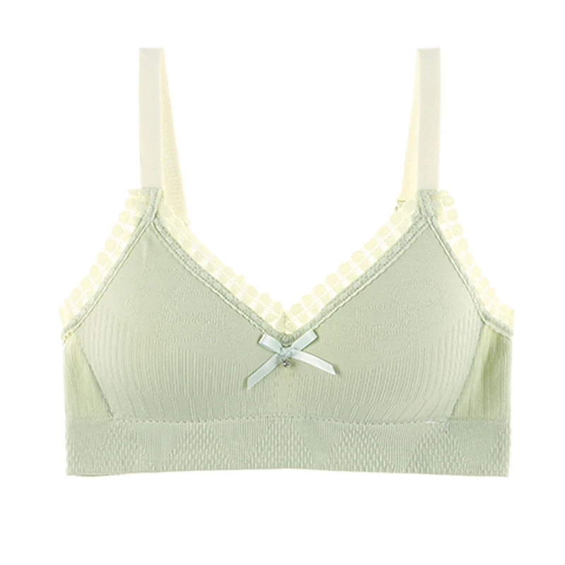 Girls Training Bras Teens Sports Bras for Kids Wireless Light Padded Bralette