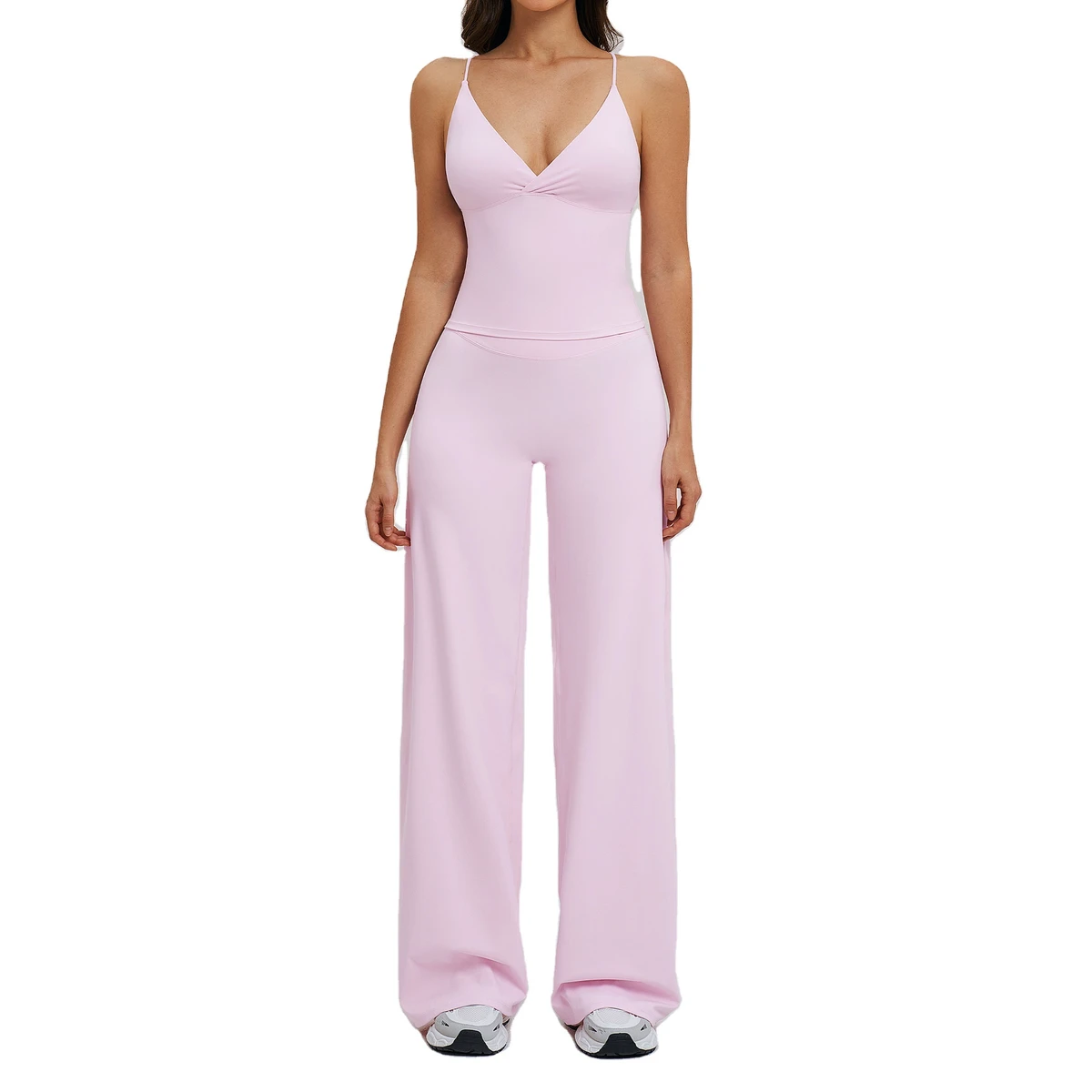 2PCS Yoga Set Women Tracksuit Athletic Wear Gym Clothing Fitness Outfits Workout Set Sportswear High Waist Leggings Sports Suits