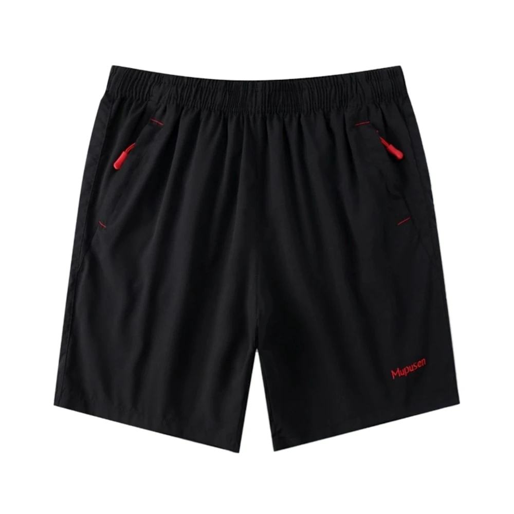 Men's Summer Casual Sports Shorts Loose Plus Size Ice Silk Quick-Dry Breathable Mid Waist Fitness Running Elastic Waist Solid