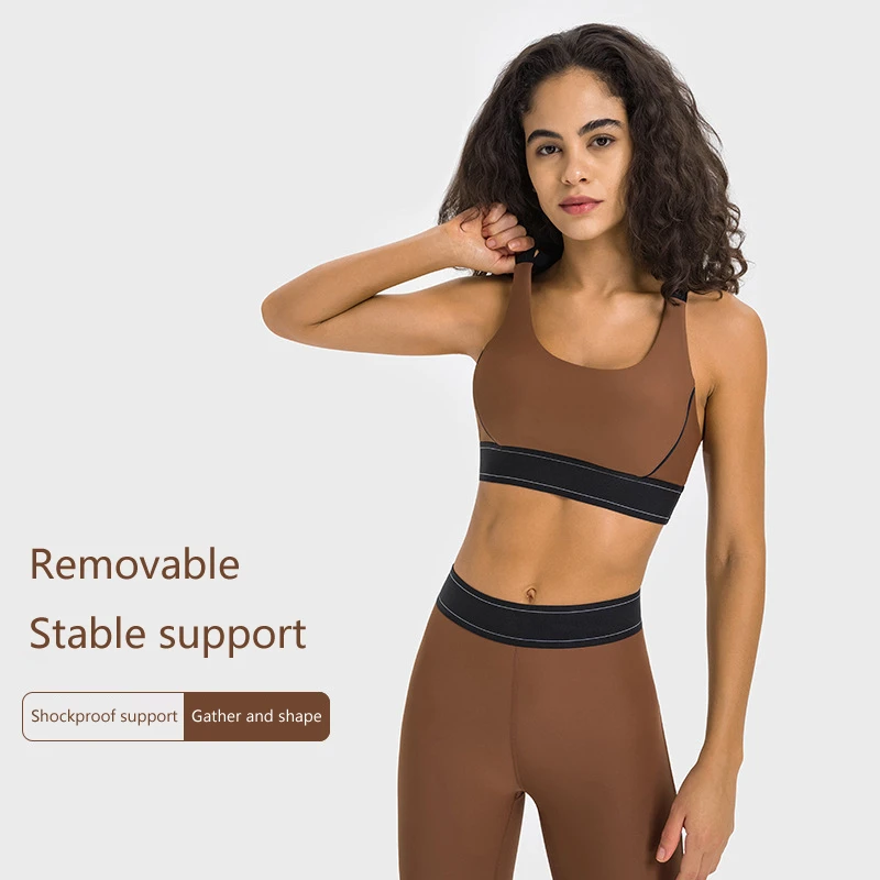 YOGA Suit Fitness Set Women's High Elastic Sports Bra + Leggings 2-piece Running Yoga Set