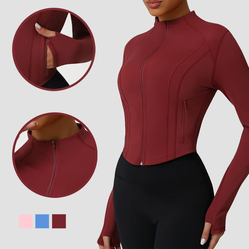 Meadow Form Singapore: Zip-Front Jacket Built on Polyester/Spandex Brush Back Fleece