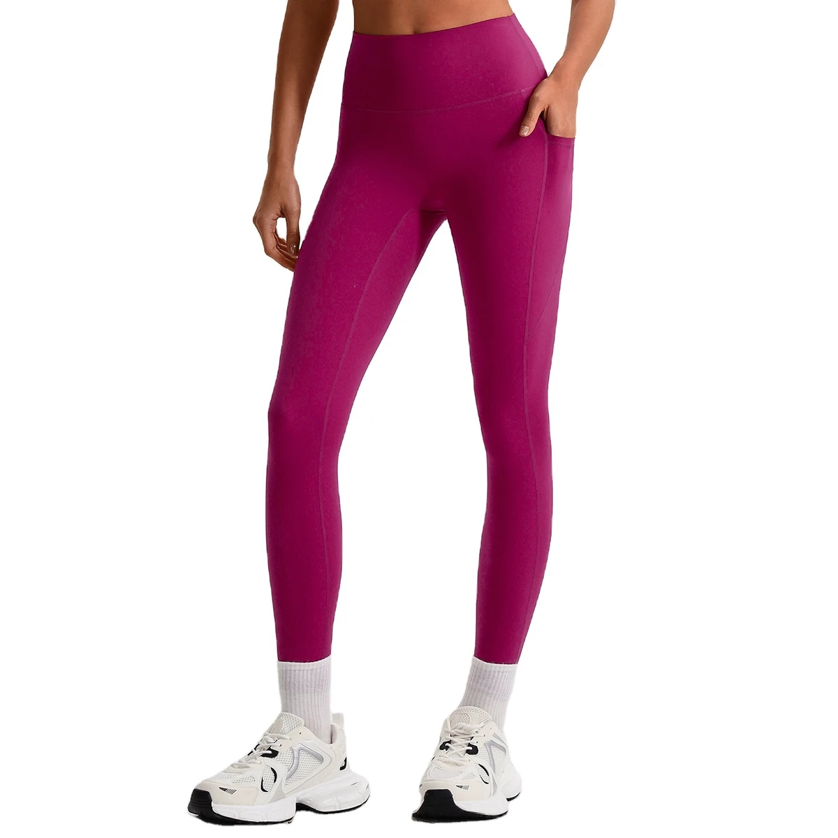 2026 High Waist Four-Way Stretch Breathable Sweat-Wicking Quick-Dry Lightweight Nylon/Spandex Sports Fitness Pants for Women