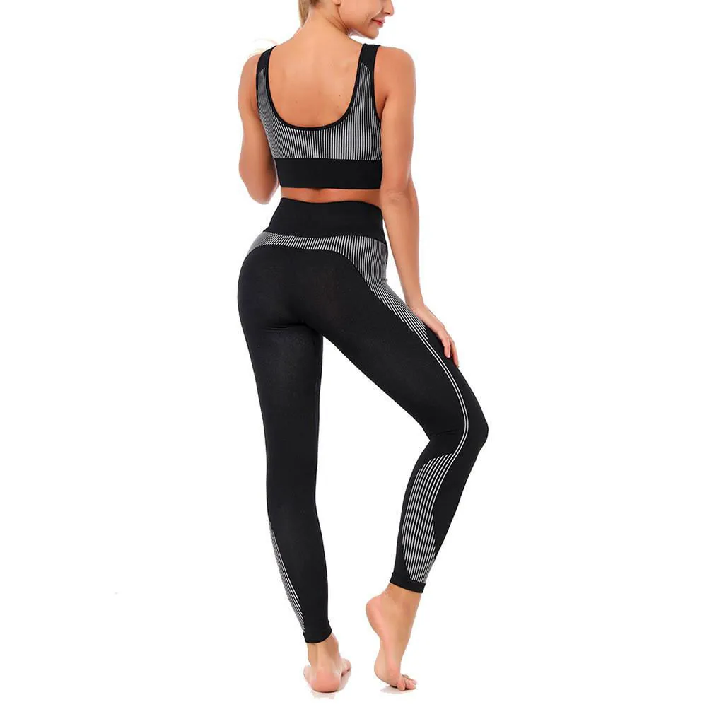 2026 Wholesale High Quality Breathable Seamless Yoga Set Women Front Customizable OEM 2 Piece Gym Sports