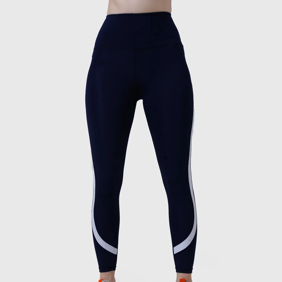Classic Mid Women's Gym Fitness Yoga Sports Leggings Breathable Anti-Bacterial Cotton/Polyester Spandex Butt Lift Knitted Fabric
