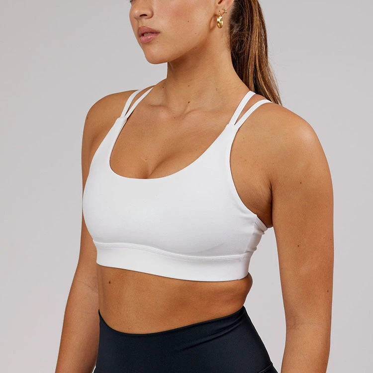 FaFactory Wholesale Polyester Spandex Hot Girls Sports Bra