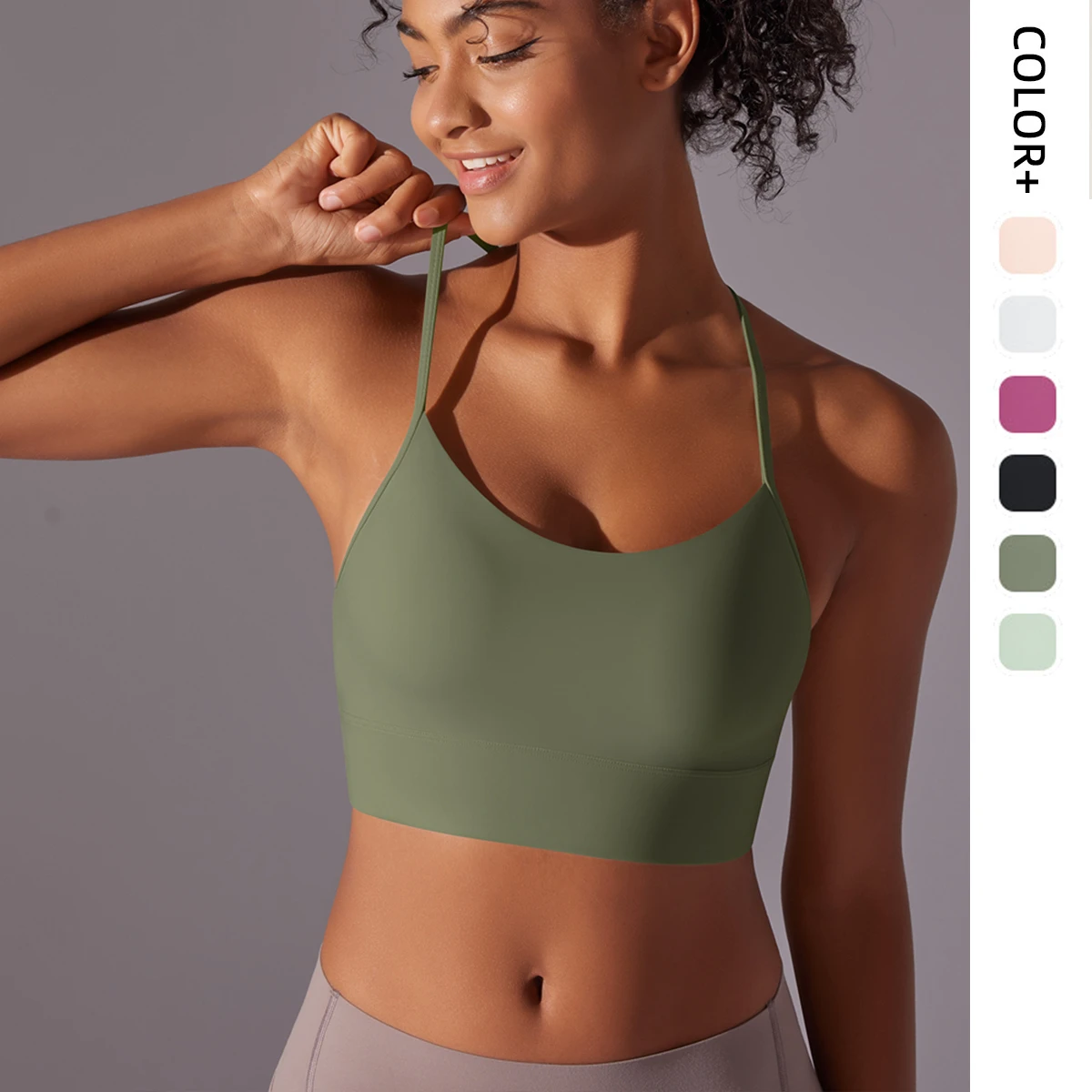 Cheap Wholesale Push up Fitness Gym Fitness High Impact Sports Bra Top Fashion Design Sexy Backless Women Yoga Bra