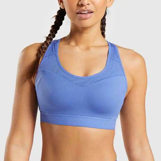 Custom LOGO Workout Sports Bra Women Clothing Yoga Fitness Wear Sports Bra Women's Seamless Gym Fitness Bras for Adults