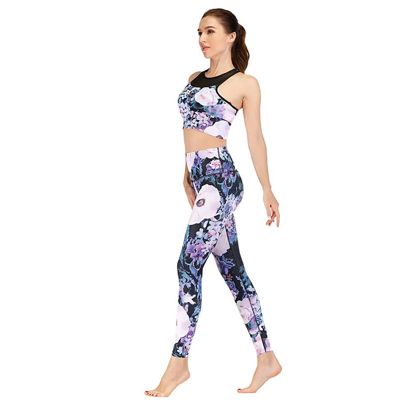 Women's Custom Design 2024 Breathable 100_ Cotton Gym & Yoga Wear Set XXL Size Sports Bra & Pants Eco-Friendly Fitness Outfit