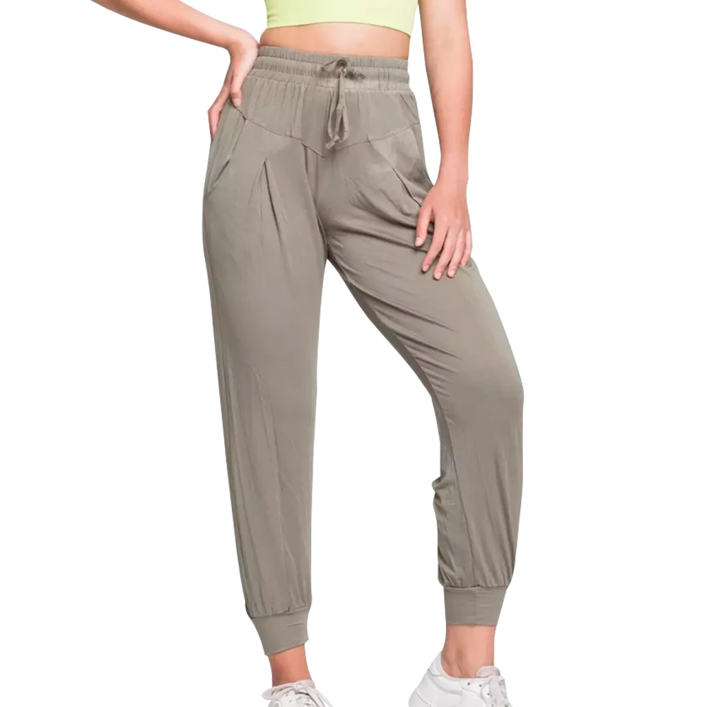 Custom Regular Women Jogger pants Elastic Waist Yoga Running Training Pants Pocket Casual Quick-Drying Fitness Gym Joggers