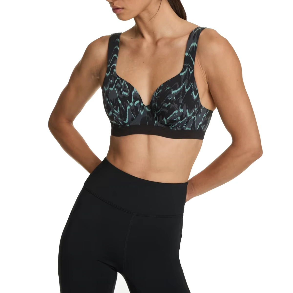High Strength Gym Sport Bra High-Impact Slim Yoga Bra With Breathable Push-Up Feature Running Adults
