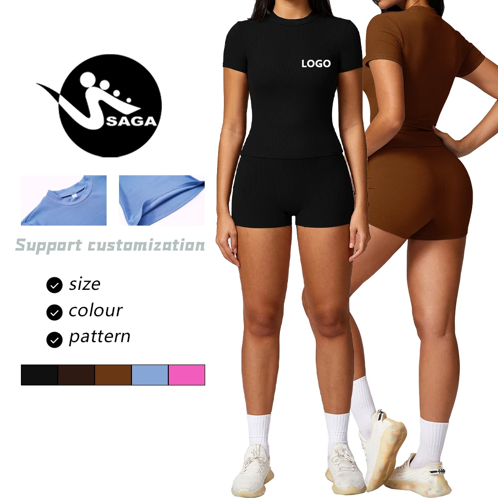 Women's 100% Polyester Fitness T Shirts Quick Dry Shirts Gym Fitness Running Sports Tops