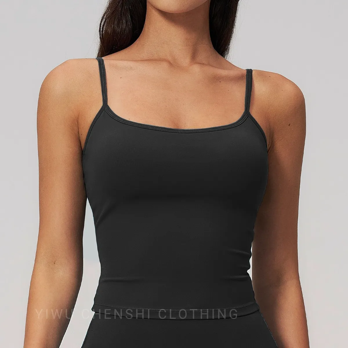 Creamy Brushed Tight-Fit Sports Vest for Women Yoga Tank Top Running Fitness Workout Sleeveless Activewear Inner or Outer Layer