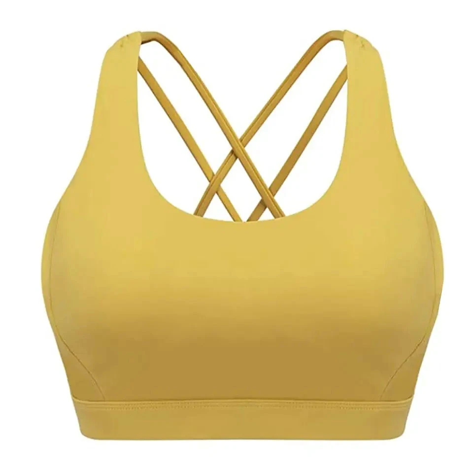 Hot Selling Women's Sports Bra Breathable Gym Wear Customizable OEM Service Reasonable Price for Adults Gym Bra
