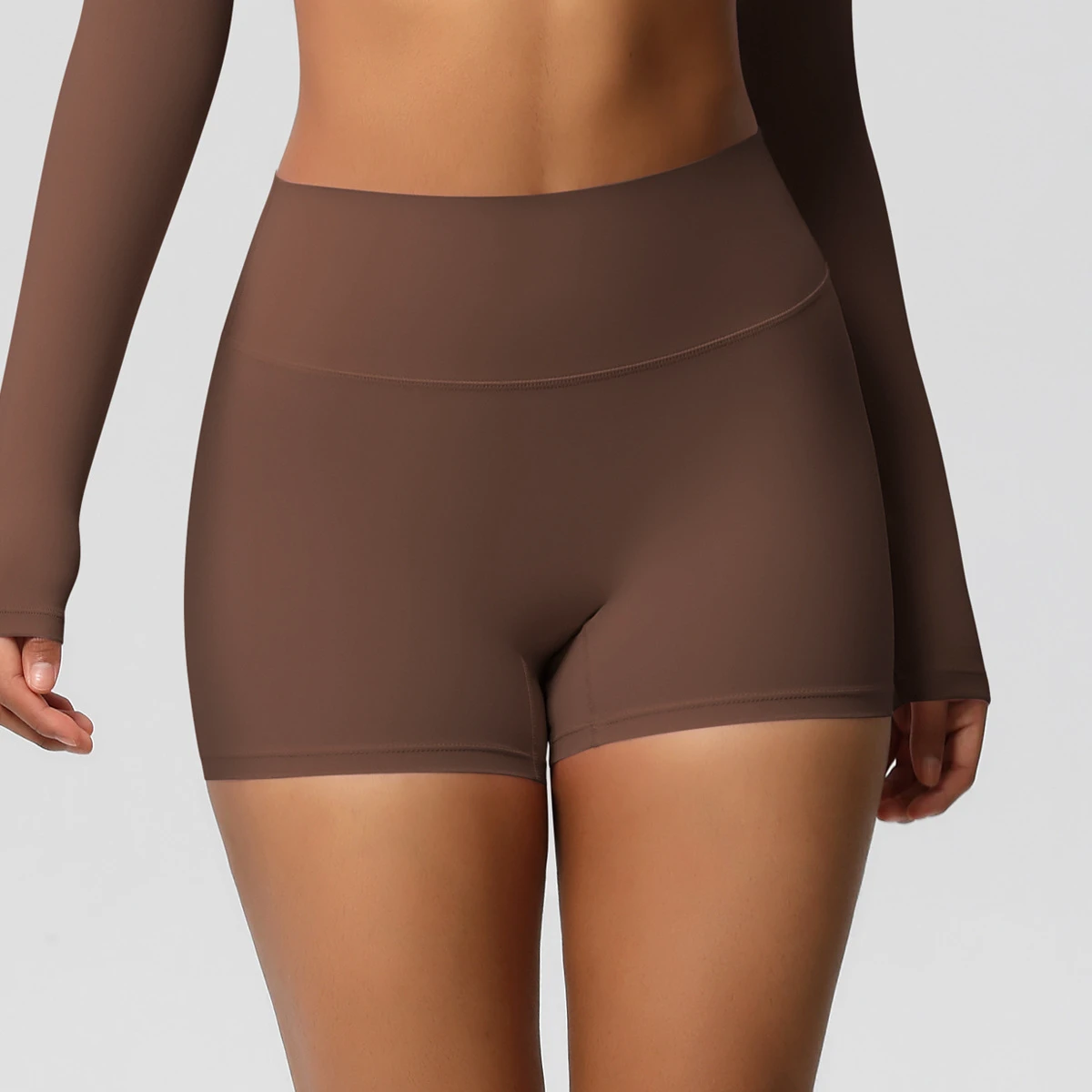 Gym High Waist Butt Lift Workout Sports Short Skin Tight Yoga Wear For Women Short Pants Leggings