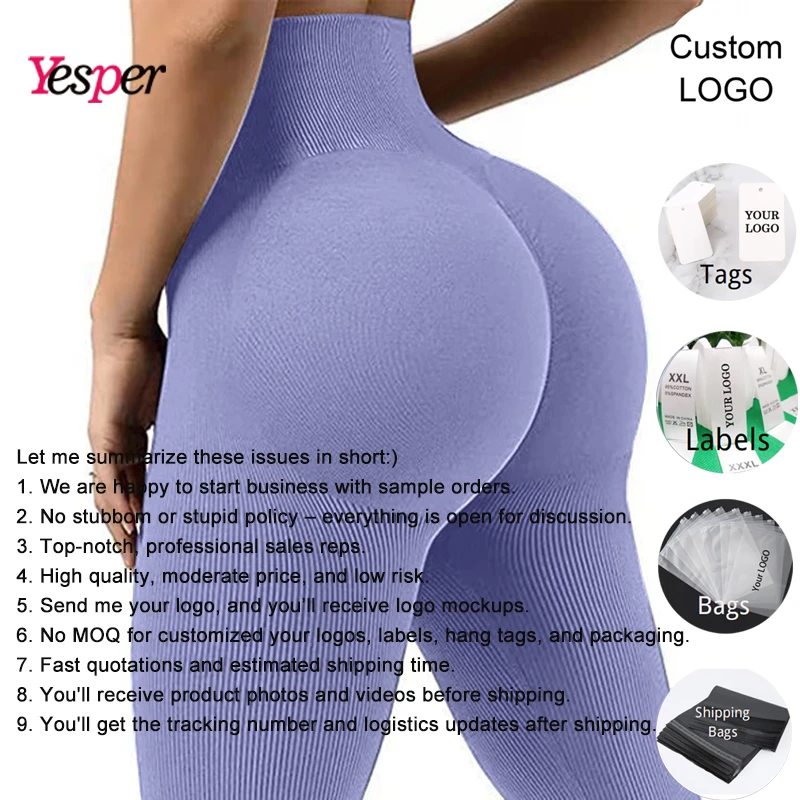 OEM Women's Workout Leggings Low Waisted Spandex Nylon Breathable Active Wear for Gym Yoga Fitness XL Size Solid Pattern Pants