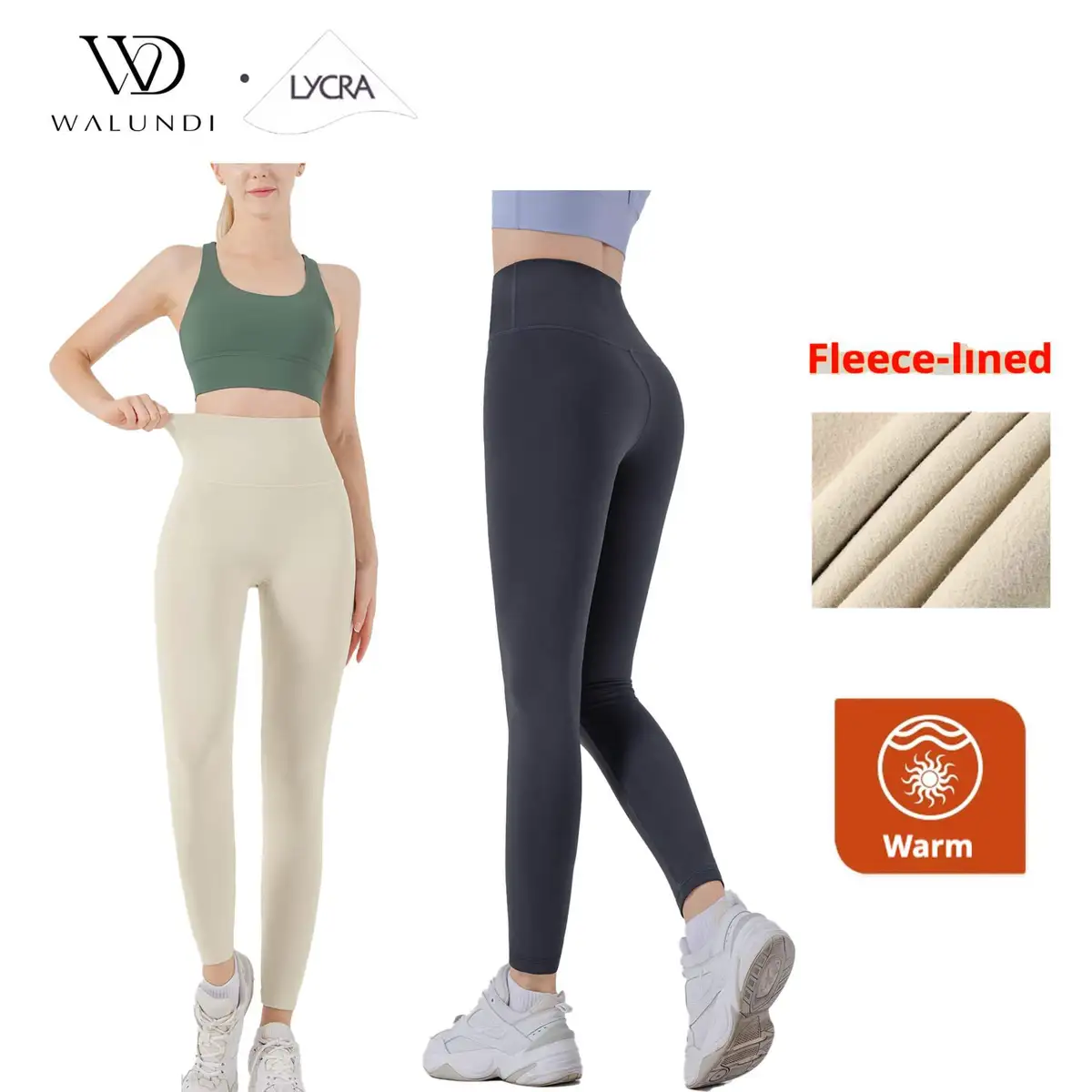Butt Lifting Fleece Lined Winter Yoga Pants High Waisted Plus Size WomenThermal Booty Sculpting Yoga Leggings