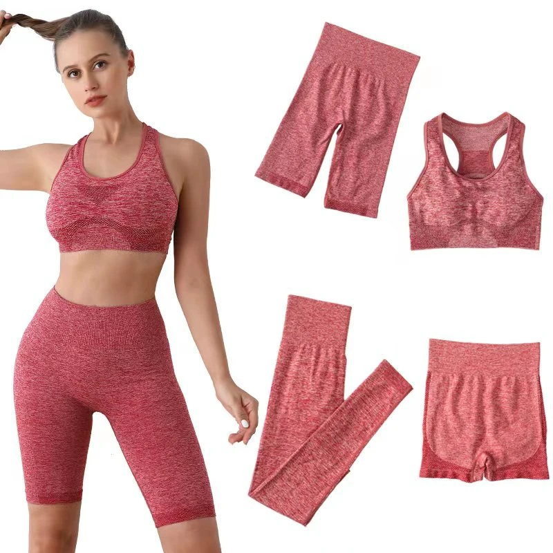 Wholesale Customized Autumn New Nude Arrival Long Sleeved Yoga Set Quick Drying Tight Fitting Exercise Fitness Minimum 2pcs