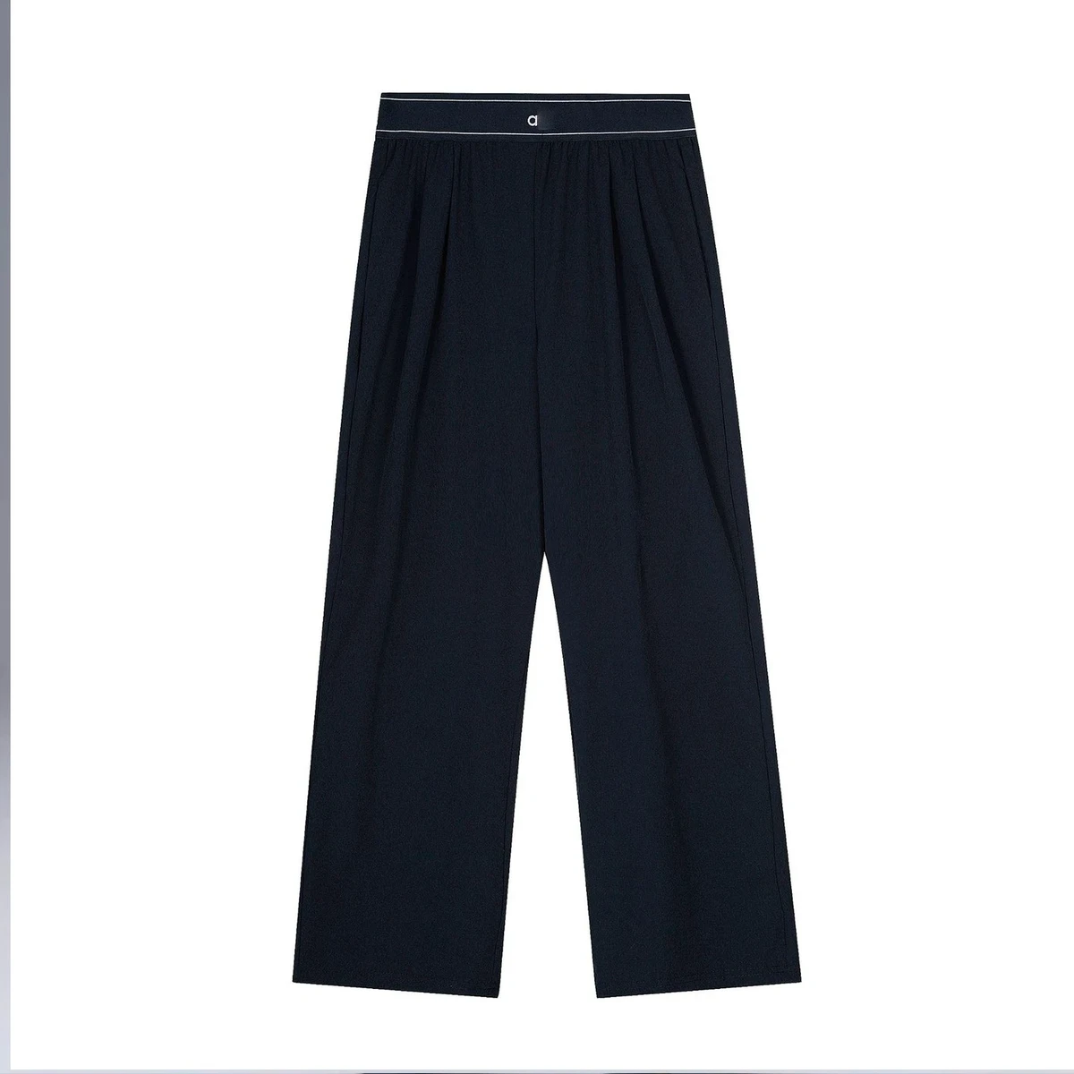 Women's High-Waisted Mid-Waist Yoga Pants Wide-Leg Fitness Sports Trousers for Outdoor Recreation Pilates Gym Runni