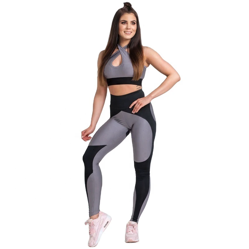 Girls Plus Size Eco-Friendly Active Stretch Quick Dry Waterproof Workout Yoga Set Sports Gym Clothing