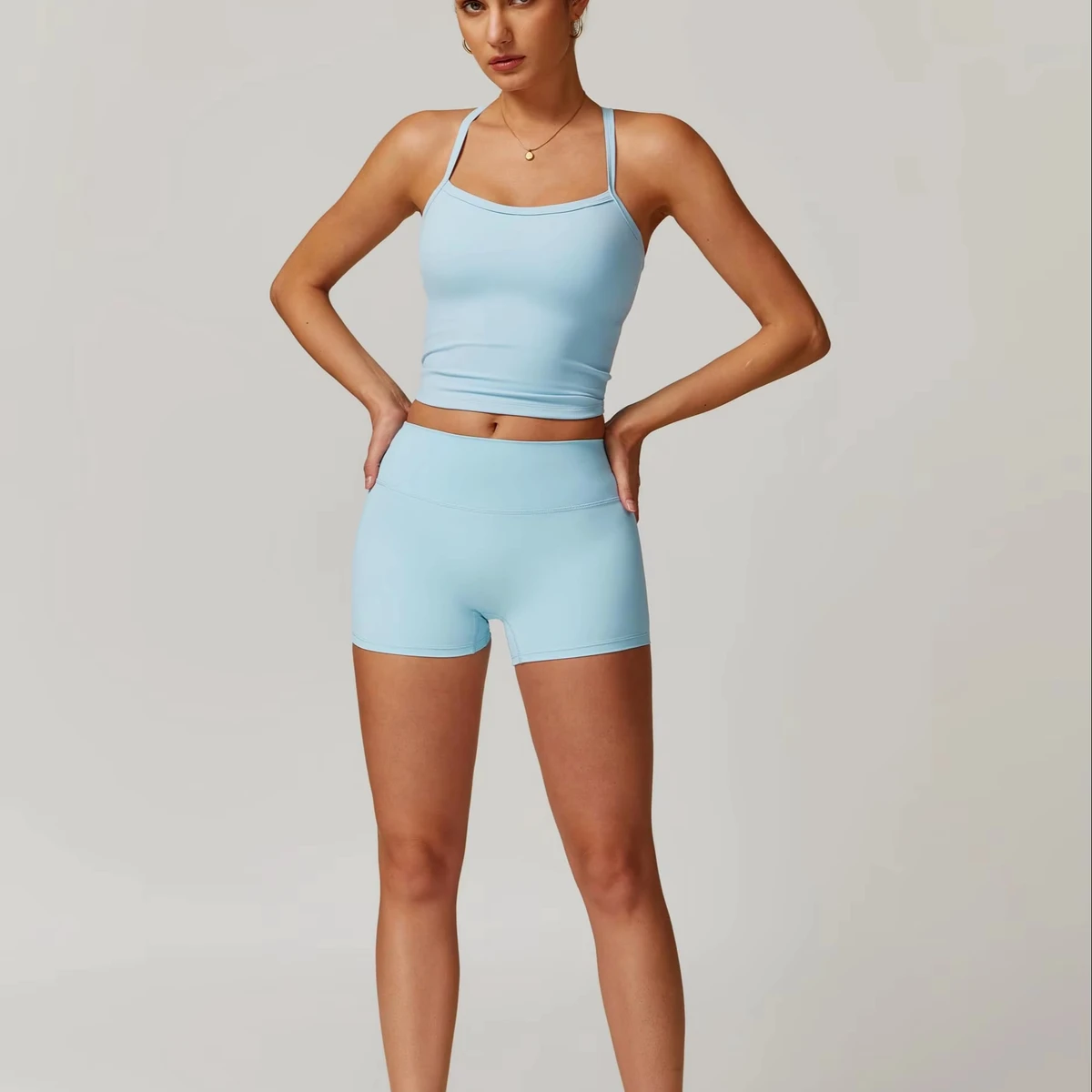 New Arrivals Women Sport Clothes Ladies Gym Fitness Active Wear Quick Dry High Waisted Pants 2 Piece Yoga Set