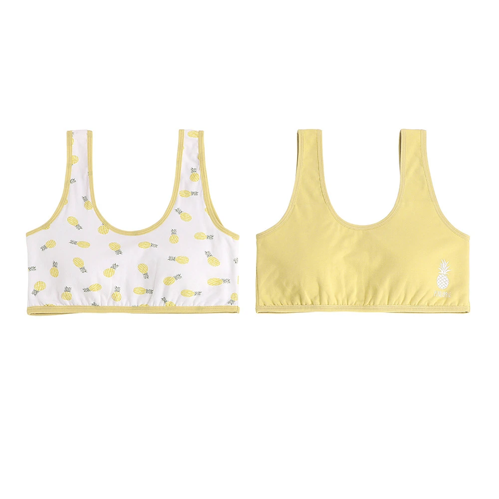 Hot Sale New Design comfort First Young Girl Soft Bras for Children Kid Top Guangdong Manufacture
